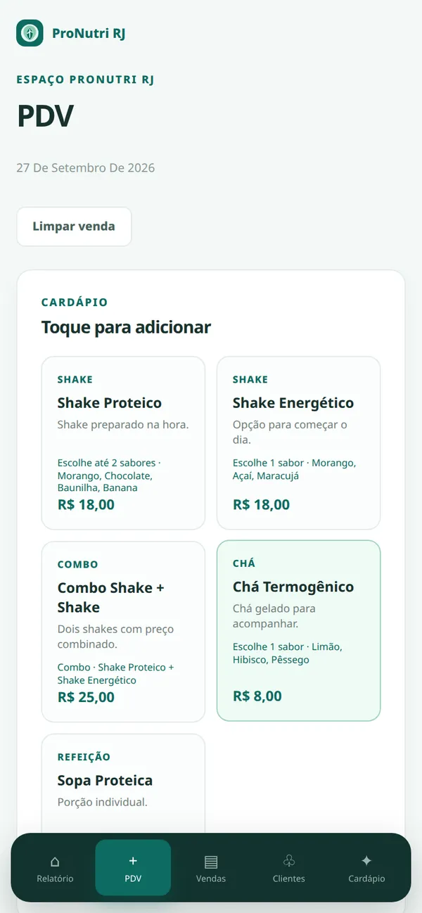 PDV do Espaço ProNutri RJ no celular